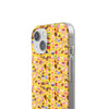 Happy Cake Yellow Flexi Clear Cases for Most Phone Types (FWS)