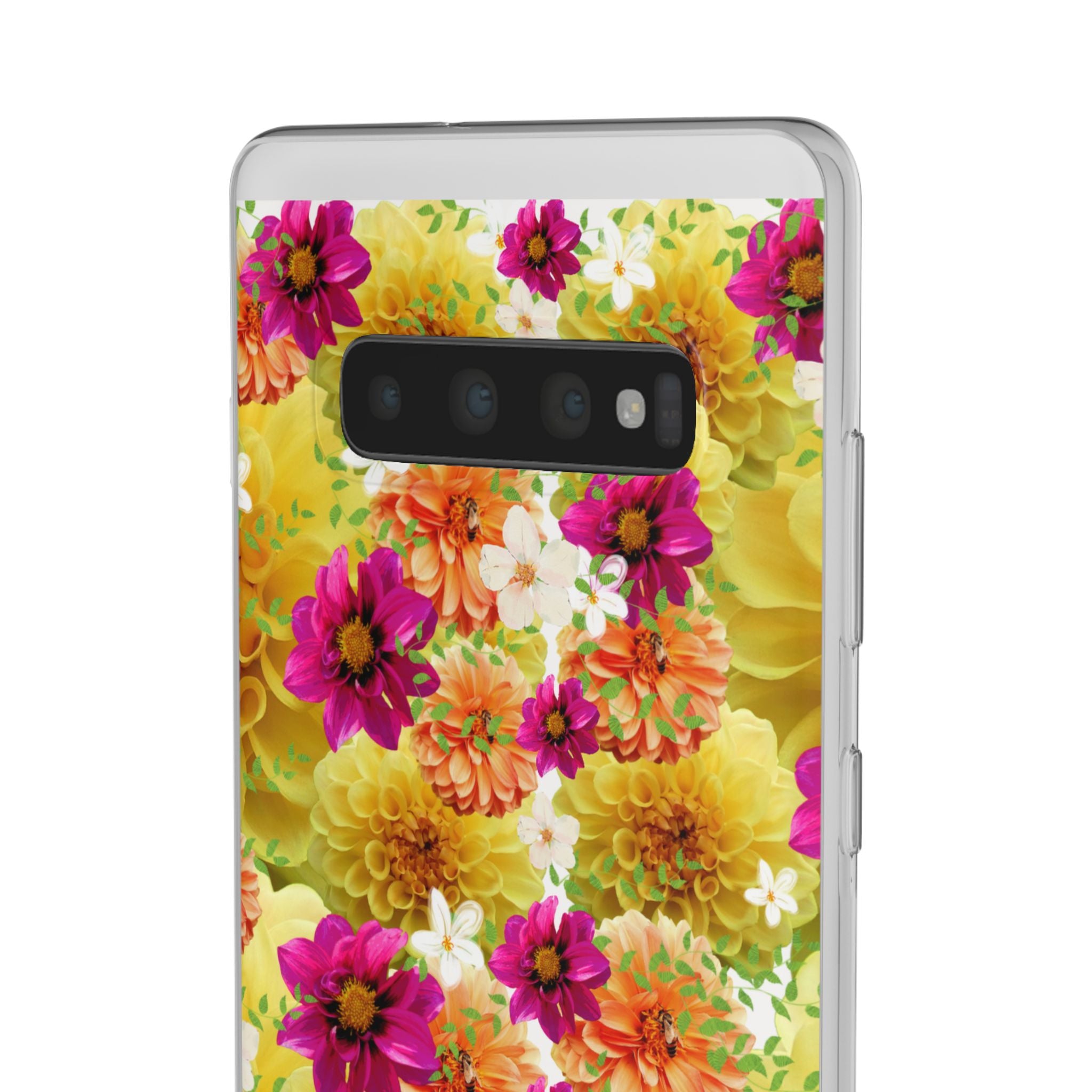 Graphic Dahlias 2 Flexi Cases for Most Phone Types