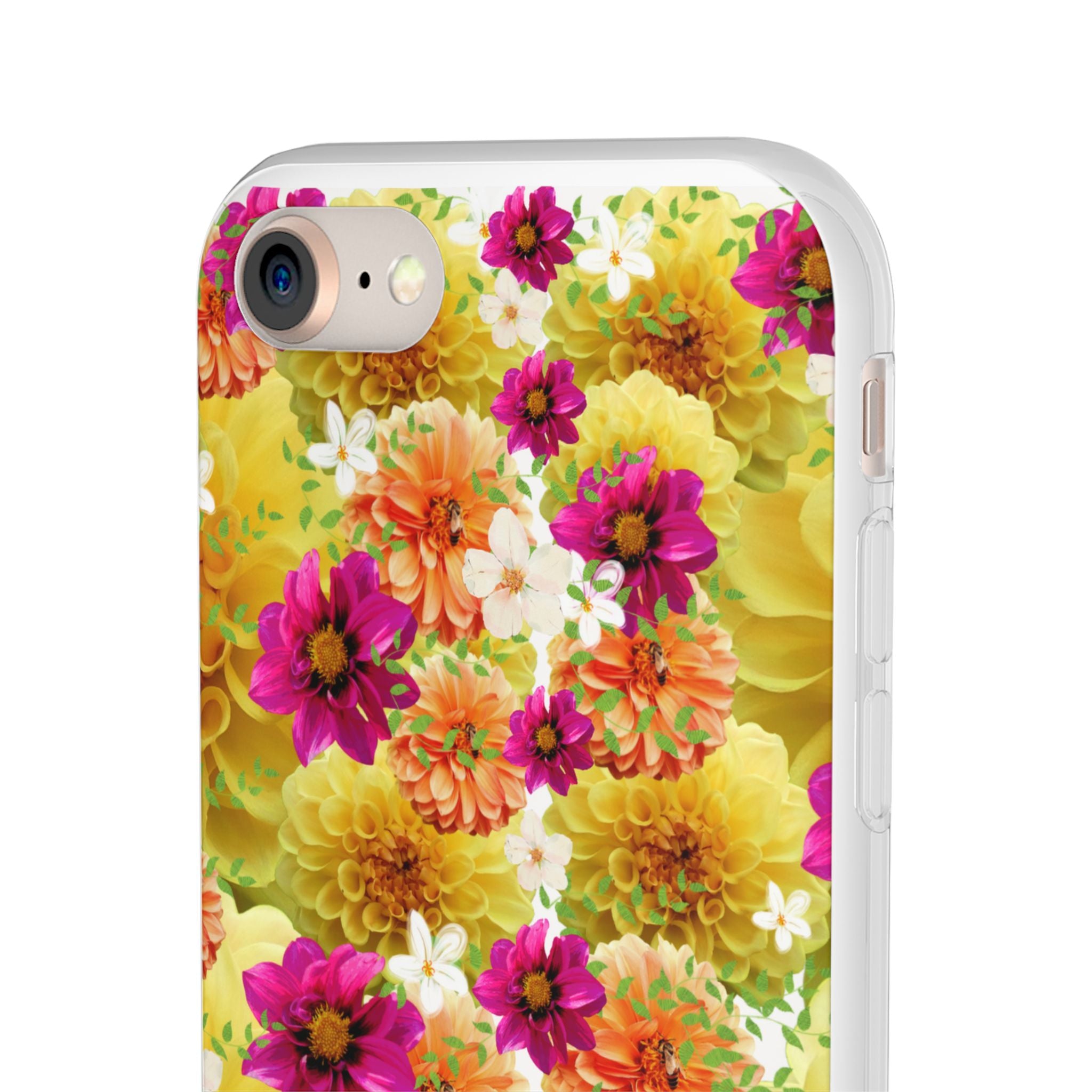 Graphic Dahlias 2 Flexi Cases for Most Phone Types