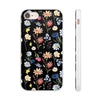 Wildflowers Painted Black Flexi Clear Case for Most Phone Types