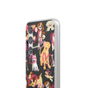 Dogs Love Black Flexi Clear Cases for Most Phone Types (FWS)