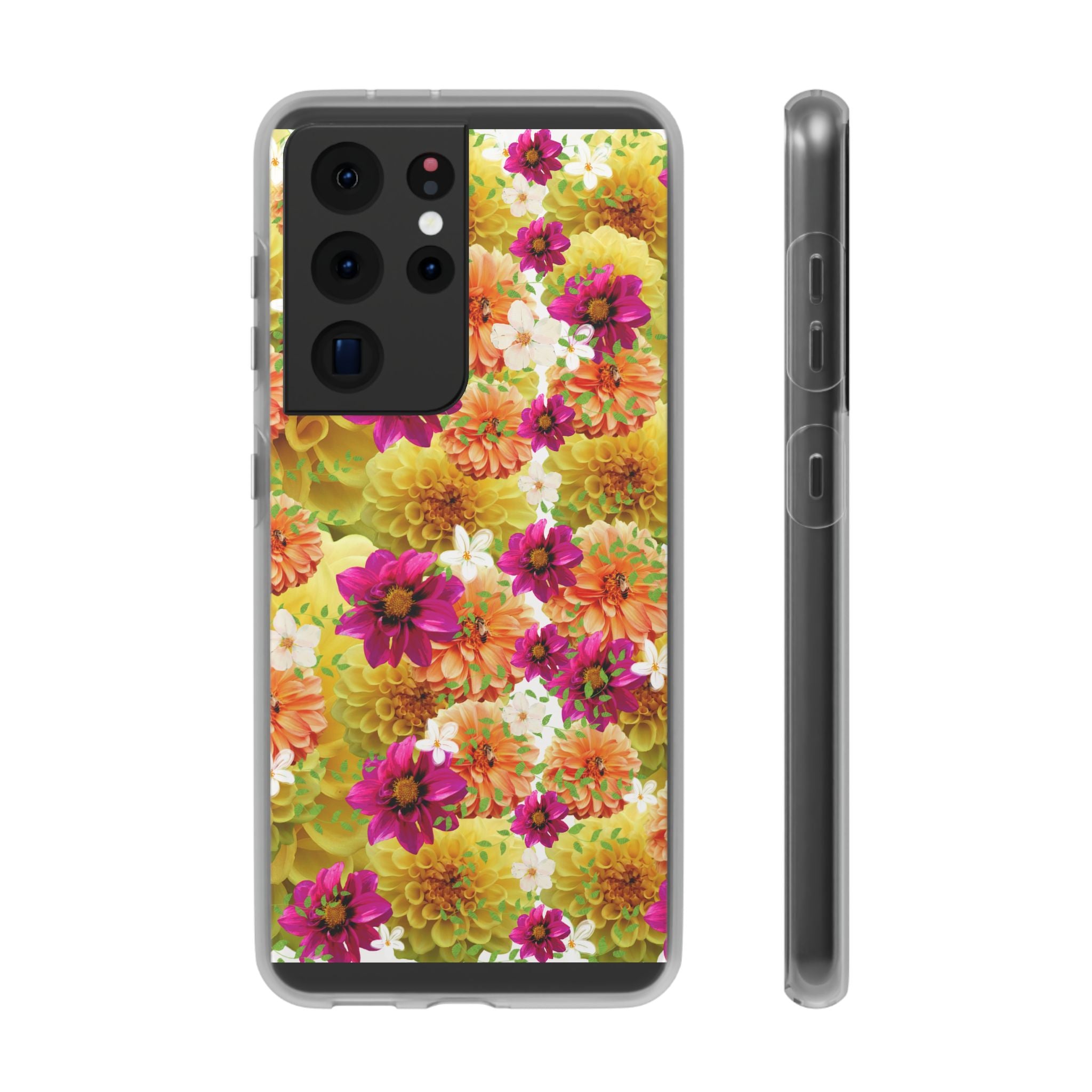 Graphic Dahlias 2 Flexi Cases for Most Phone Types (FWS)