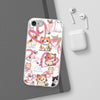 Cats Love White Flexi Clear Cases for Most Phone Types (FWS)