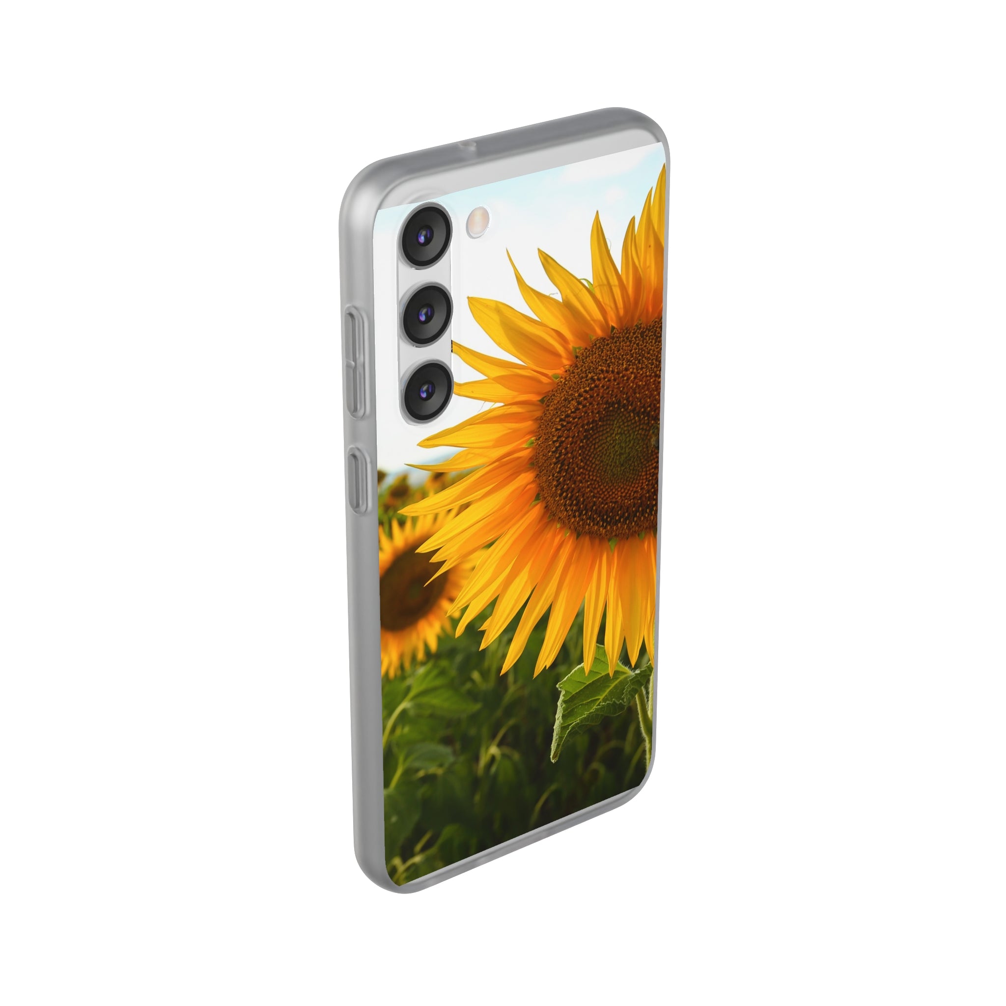 Sunflowers Flexi Clear Cases for Most Phone Types