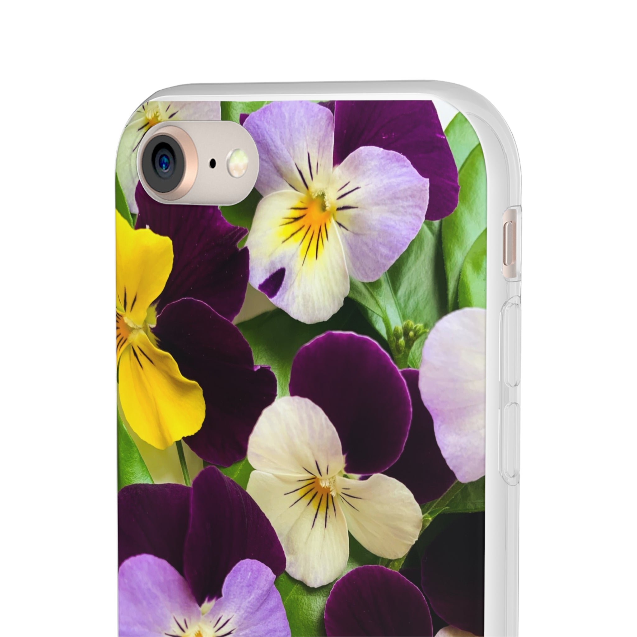 Spring Violas Flexi Clear Cases for Most Phone Types