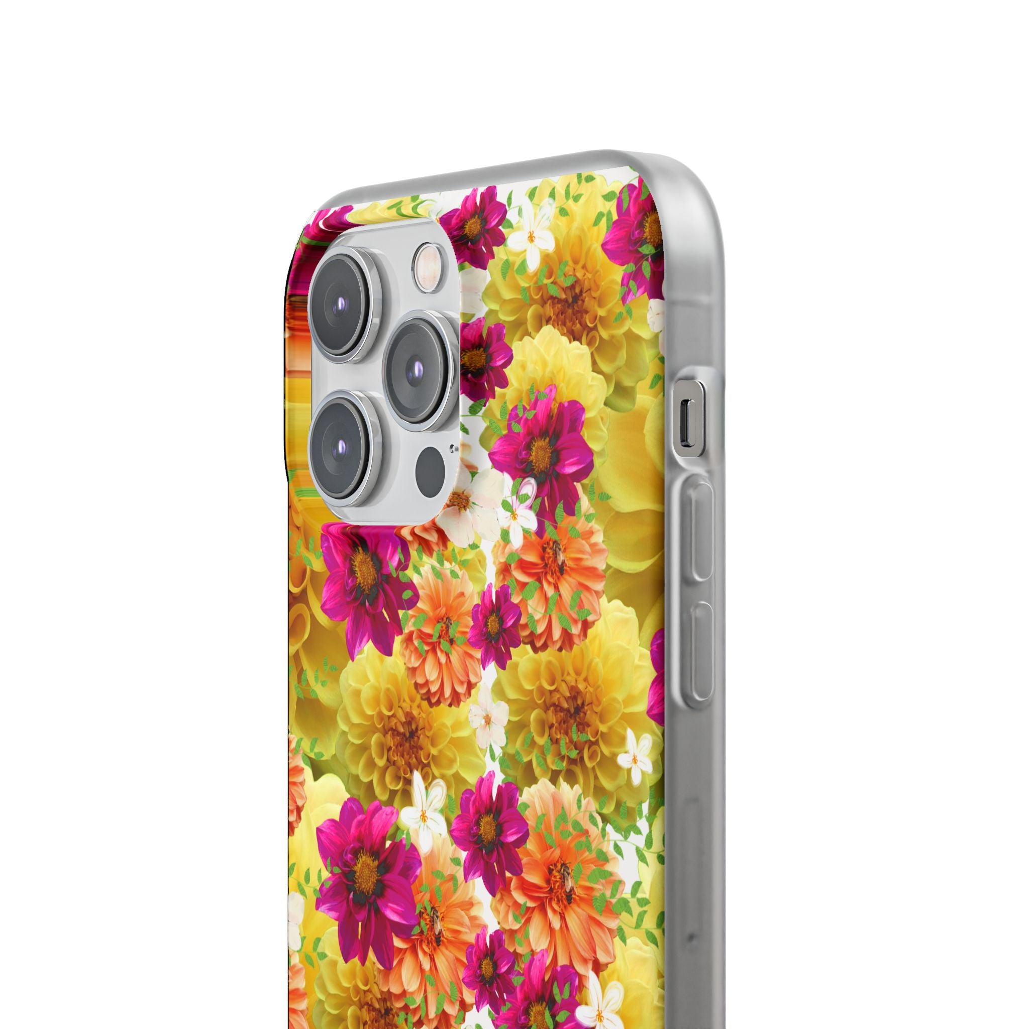 Graphic Dahlias 2 Flexi Cases for Most Phone Types