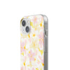 Pastel Frangipanis Yellow Flexi Clear Cases for Most Phone Types (FWS)