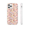 Happy Cake White Flexi Clear Cases for Most Phone Types (FWS)