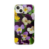 Spring Violas Flexi Clear Cases for Most Phone Types