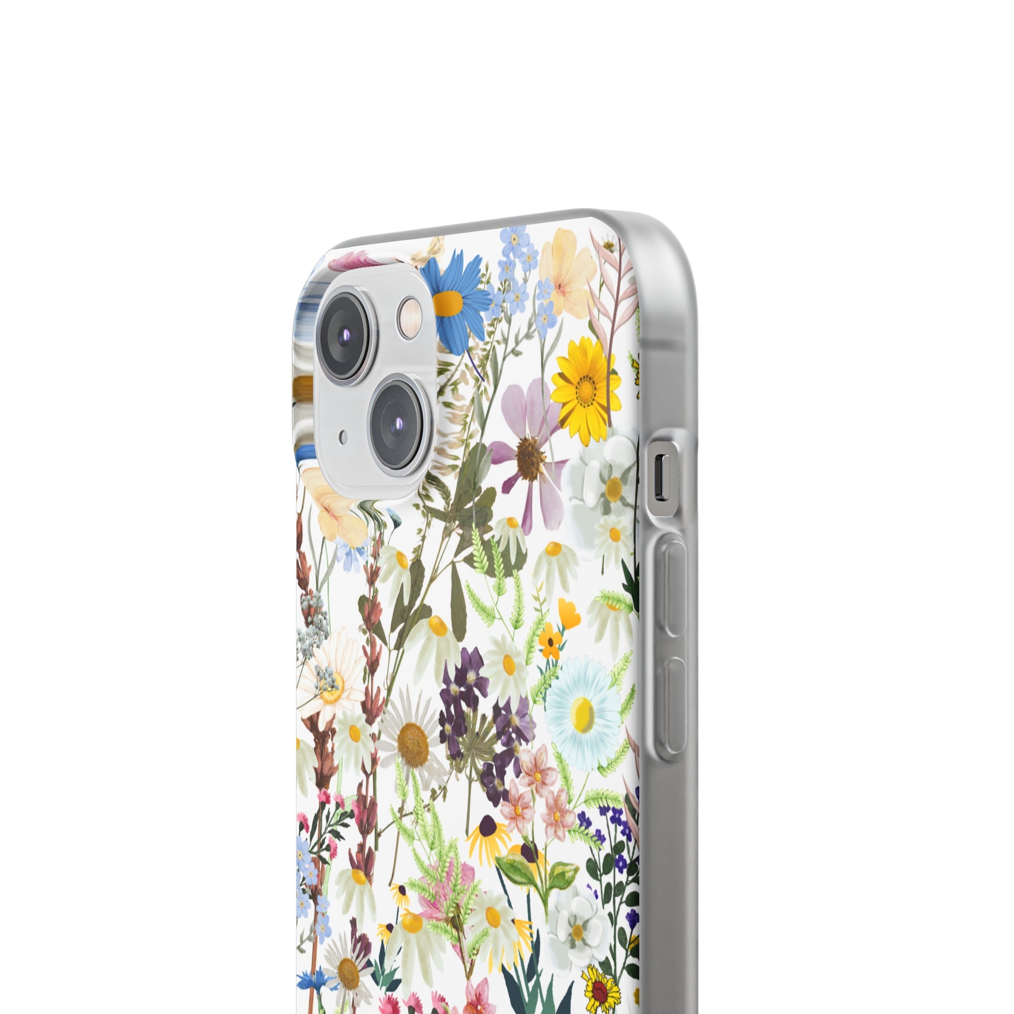 Wildflowers Cottage Garden Flexi Clear Cases for Most Phone Types