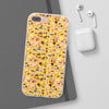Happy Cake Yellow Flexi Clear Cases for Most Phone Types (FWS)
