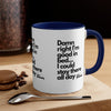 Good in Bed Accent Mug 11oz