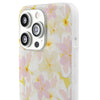 Pastel Frangipanis Yellow Flexi Clear Cases for Most Phone Types (FWS)