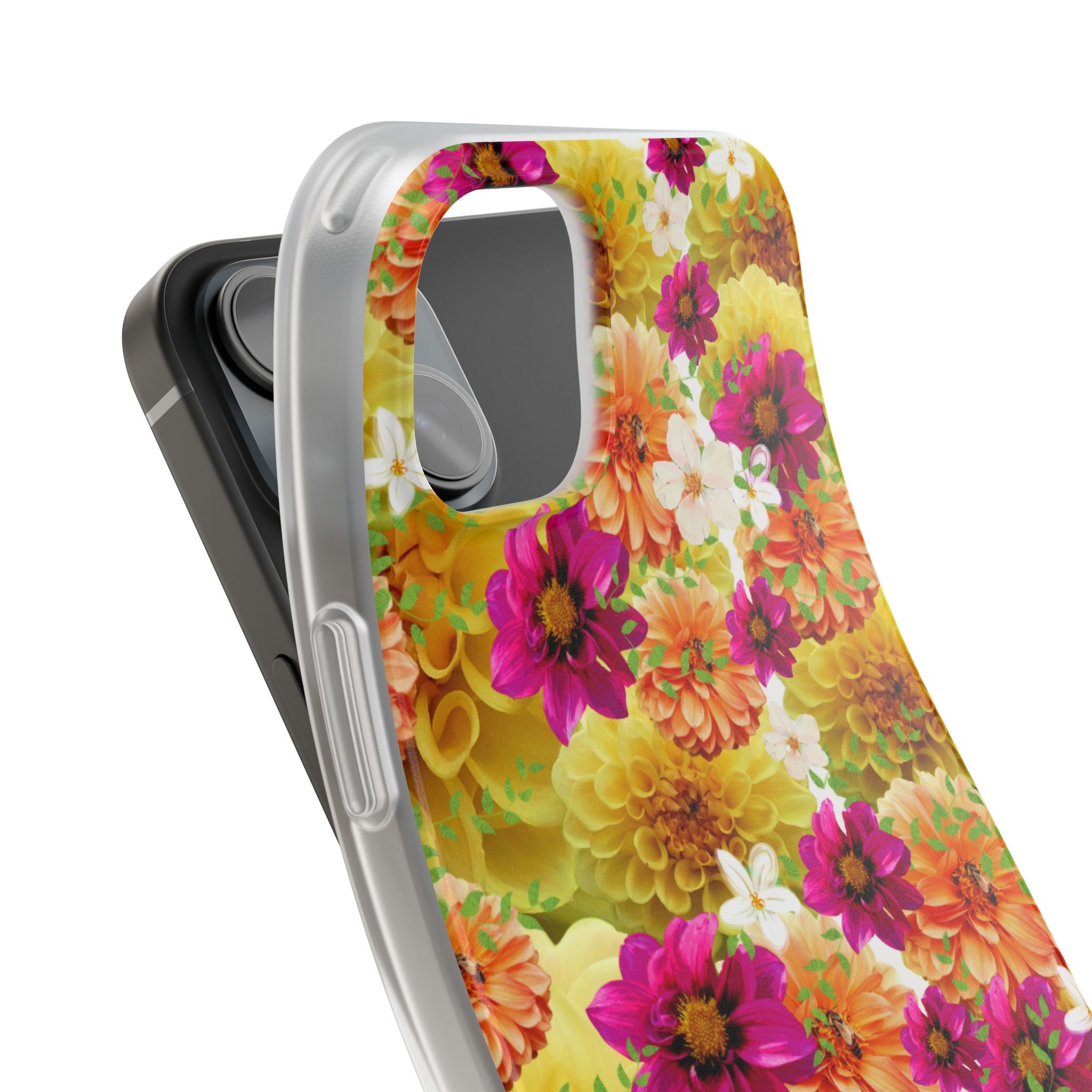 Graphic Dahlias 2 Flexi Cases for Most Phone Types (FWS)