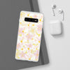Pastel Frangipanis Yellow Flexi Clear Cases for Most Phone Types (FWS)