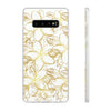 Golden Frangipanis White Flexi Clear Cases for Most Phone Types (FWS)