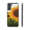 Sunflowers Flexi Clear Cases for Most Phone Types