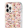 Happy Cake White Flexi Clear Cases for Most Phone Types (FWS)
