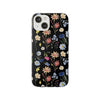 Wildflowers Painted Black Flexi Clear Case for Most Phone Types