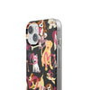 Dogs Love Black Flexi Clear Cases for Most Phone Types (FWS)
