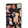 Dogs Love Black Flexi Clear Cases for Most Phone Types (FWS)