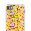 Happy Cake Yellow Flexi Clear Cases for Most Phone Types (FWS)