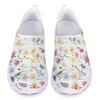 Wildflowers Painted White Non-Slip Sneakers Lightweight