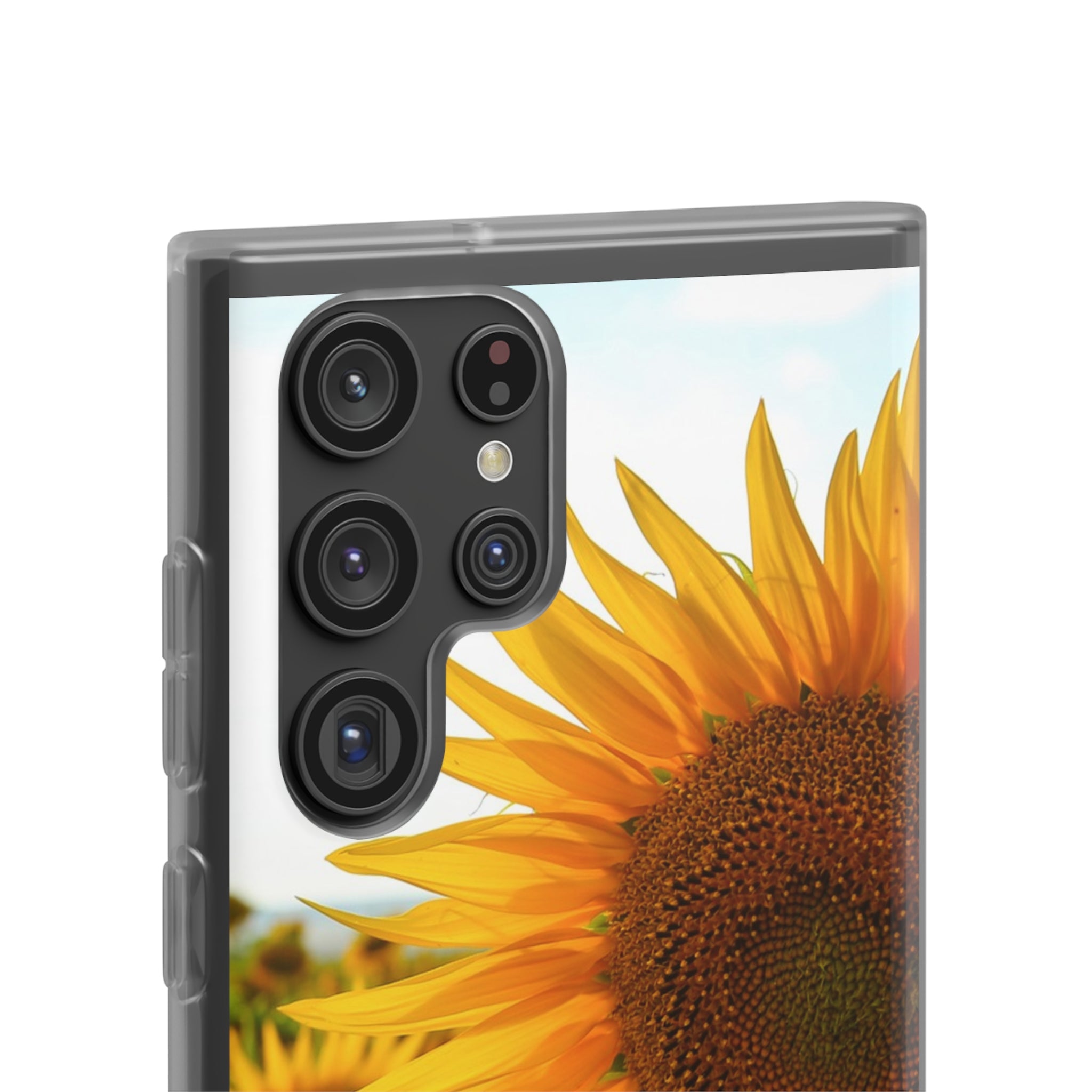 Sunflowers Flexi Clear Cases for Most Phone Types