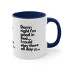 Good in Bed Accent Mug 11oz