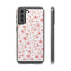 Japanese Pink Flowers White Flexi Clear Cases for Most Phone Types