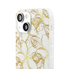 Golden Frangipanis White Flexi Clear Cases for Most Phone Types (FWS)
