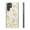 Golden Frangipanis White Flexi Clear Cases for Most Phone Types (FWS)