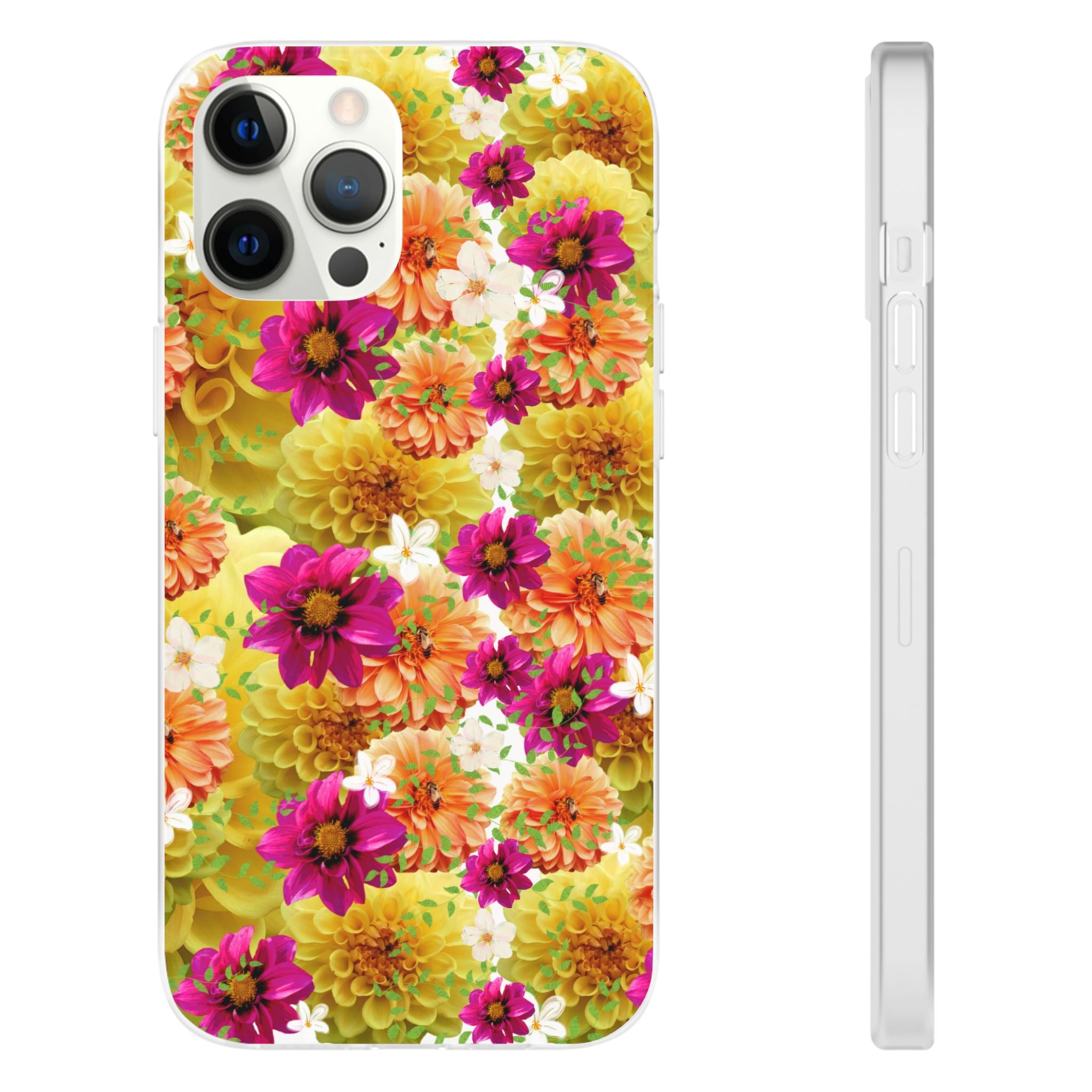 Graphic Dahlias 2 Flexi Cases for Most Phone Types (FWS)