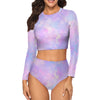 Sunlit Day Long Sleeve Surfing Swimsuit