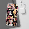 Dogs Love Black Flexi Clear Cases for Most Phone Types (FWS)