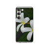 White Frangipanis Flexi Clear Cases for Most Phone Types (FWS)