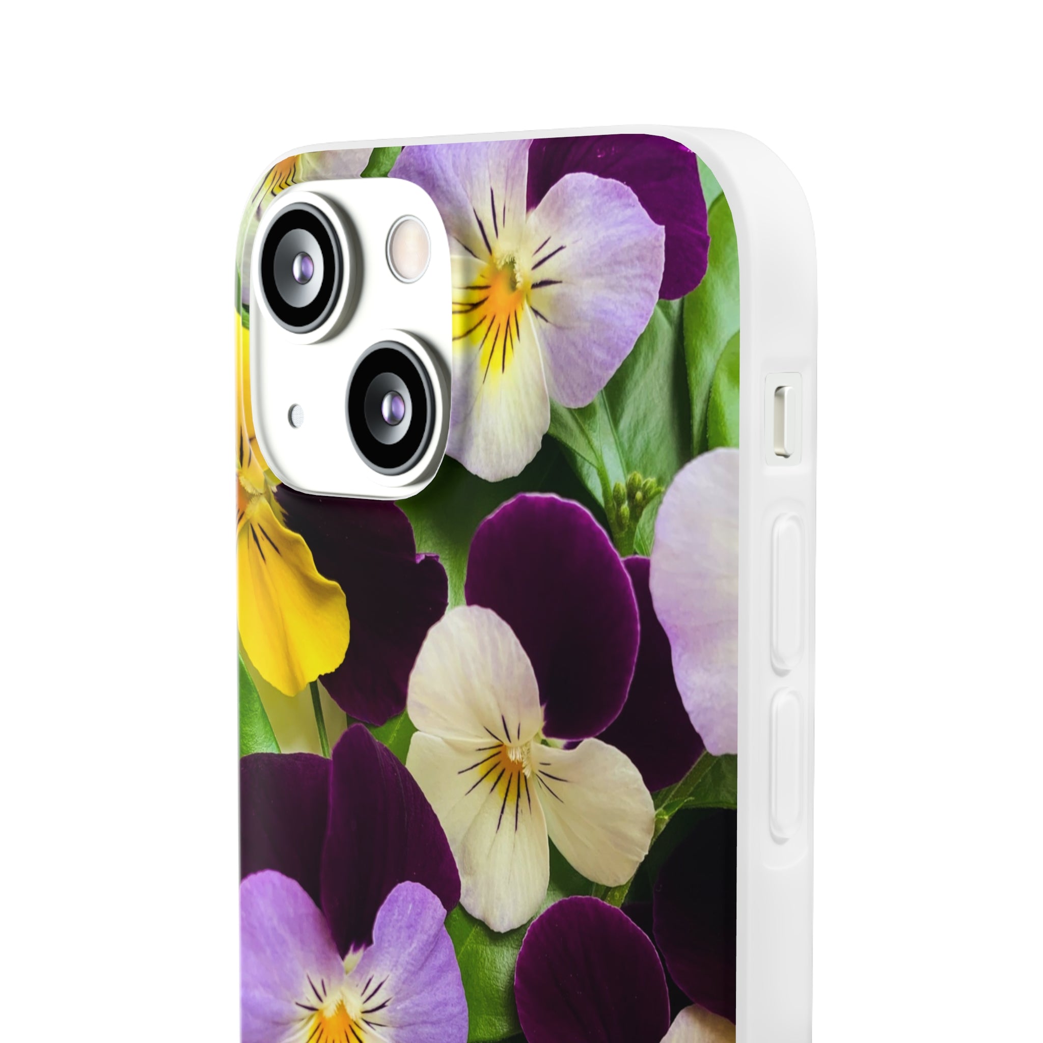 Spring Violas Flexi Clear Cases for Most Phone Types