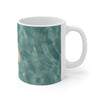 Floating Frangipani Mug 11oz (Microwave & Dishwasher Safe)