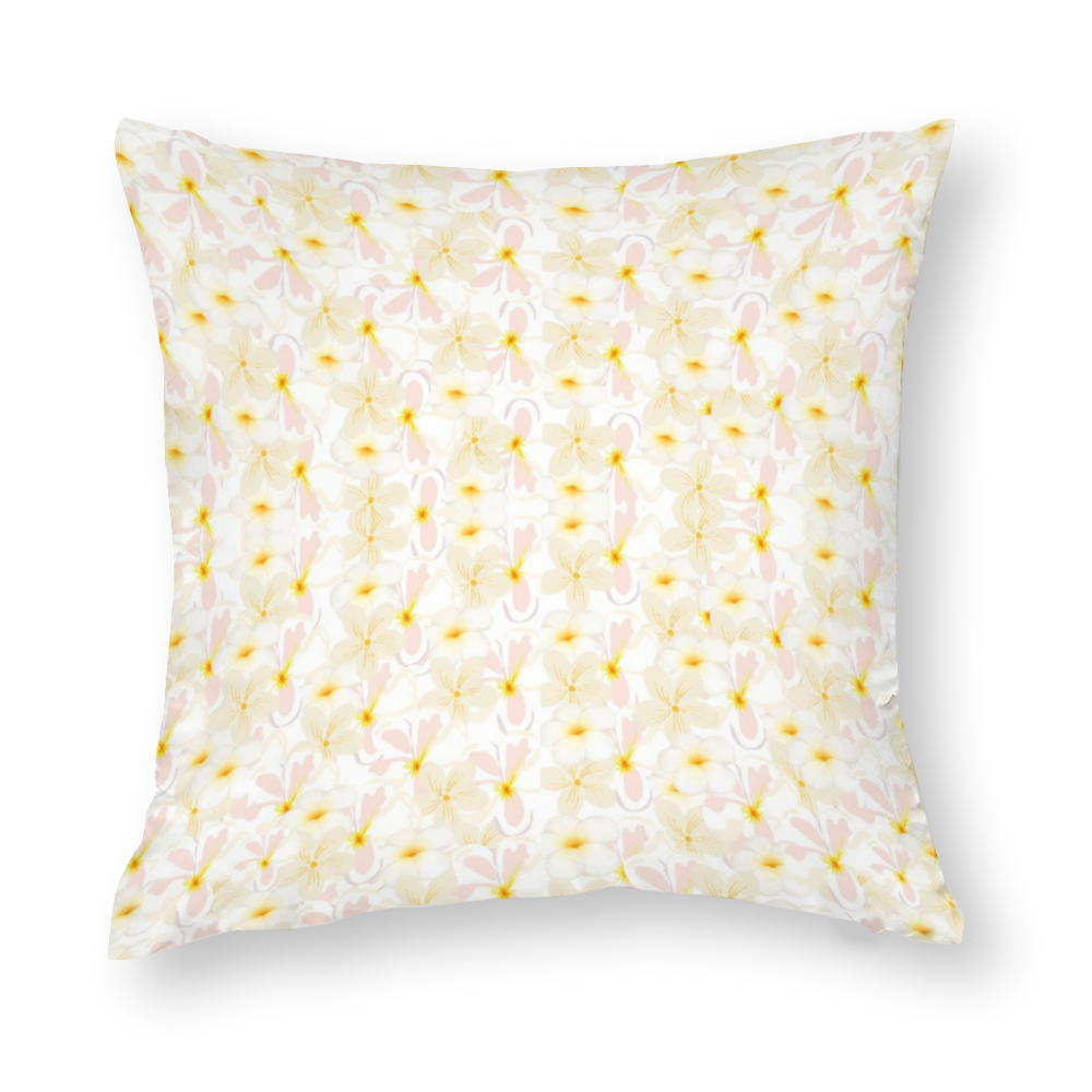 Pastel Frangipanis Multisize Zip Cushion Cover (FWS)