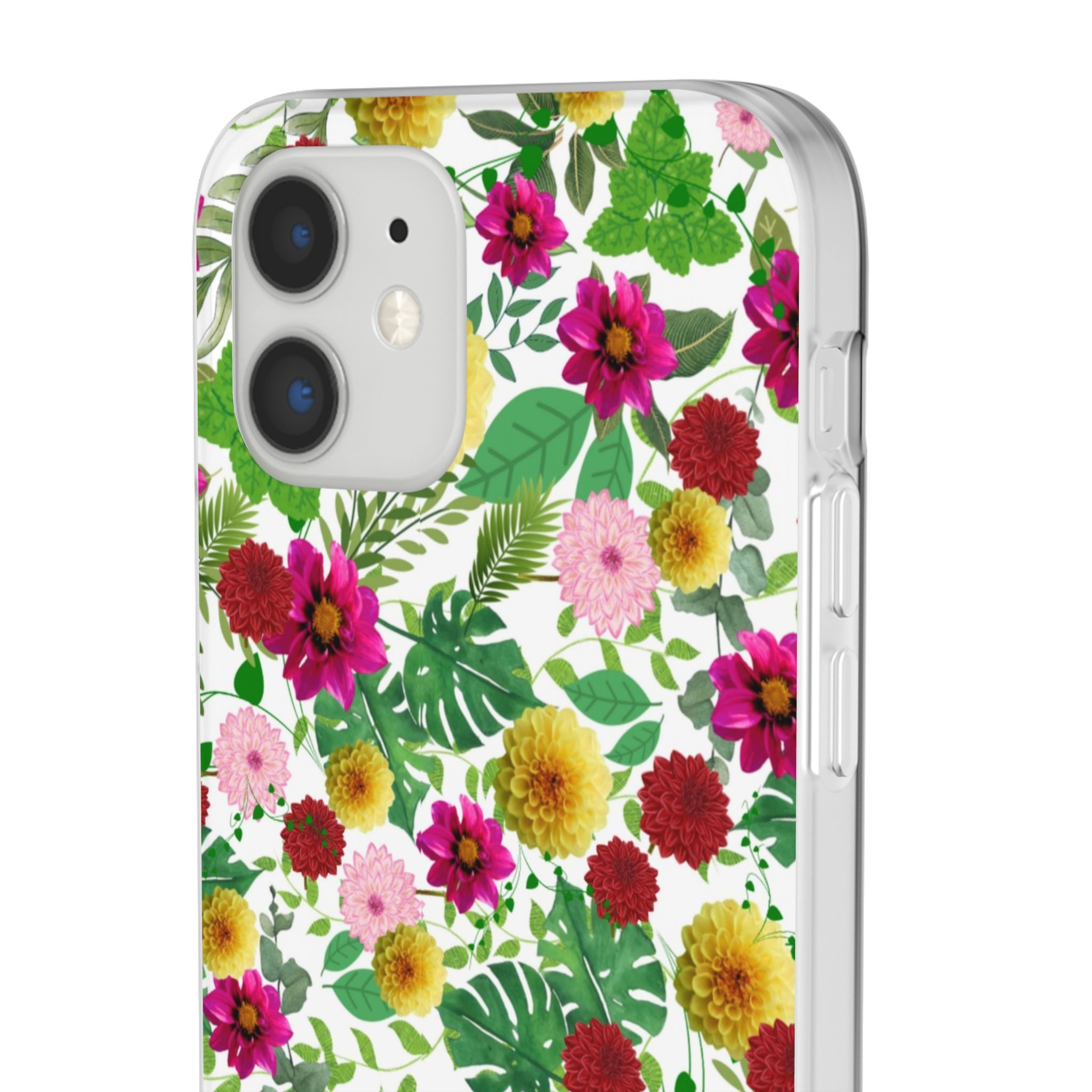 Graphic Dahlias Flexi Cases for Most Phone Types (FWS)