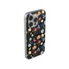 Wildflowers Painted Black Flexi Clear Case for Most Phone Types