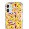 Happy Cake Yellow Flexi Clear Cases for Most Phone Types (FWS)