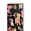 Dogs Love Black Flexi Clear Cases for Most Phone Types (FWS)