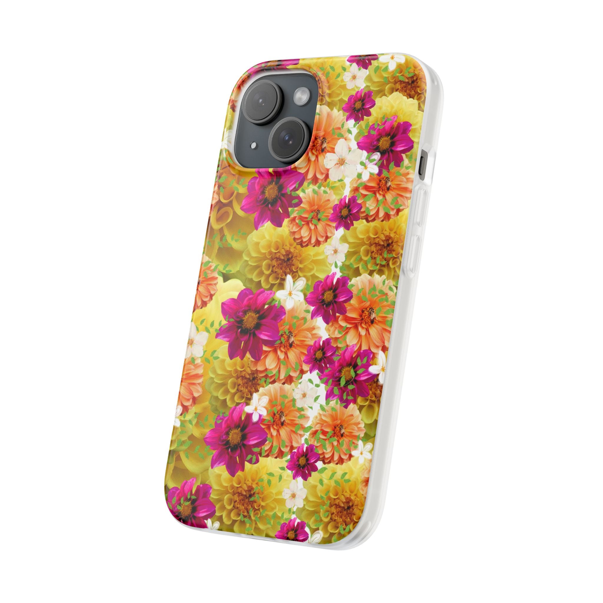 Graphic Dahlias 2 Flexi Cases for Most Phone Types (FWS)