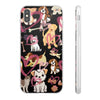 Dogs Love Black Flexi Clear Cases for Most Phone Types (FWS)