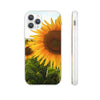 Sunflowers Flexi Clear Cases for Most Phone Types