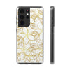 Golden Frangipanis White Flexi Clear Cases for Most Phone Types (FWS)