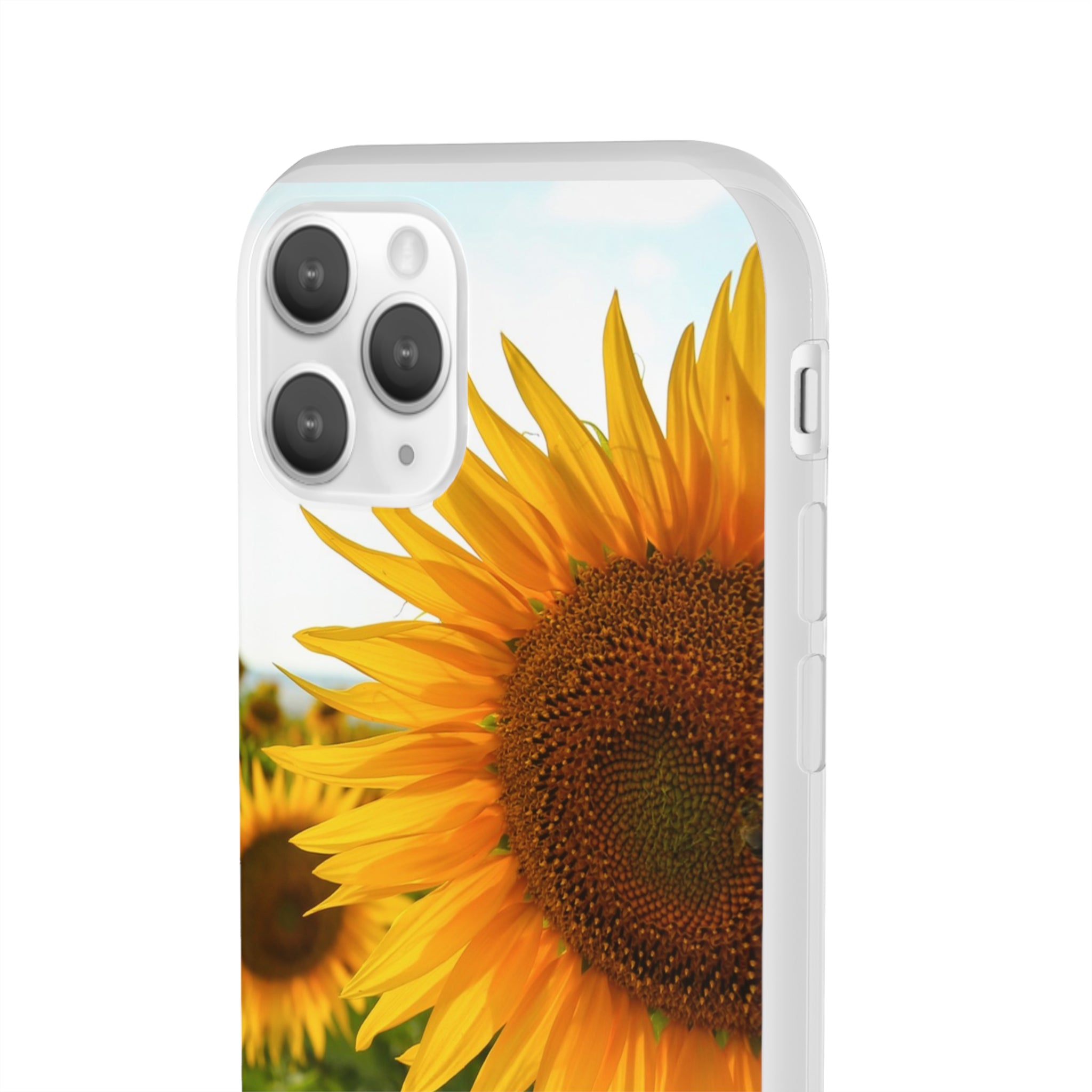 Sunflowers Flexi Clear Cases for Most Phone Types