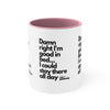 Good in Bed Accent Mug 11oz