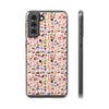 Happy Cake White Flexi Clear Cases for Most Phone Types (FWS)